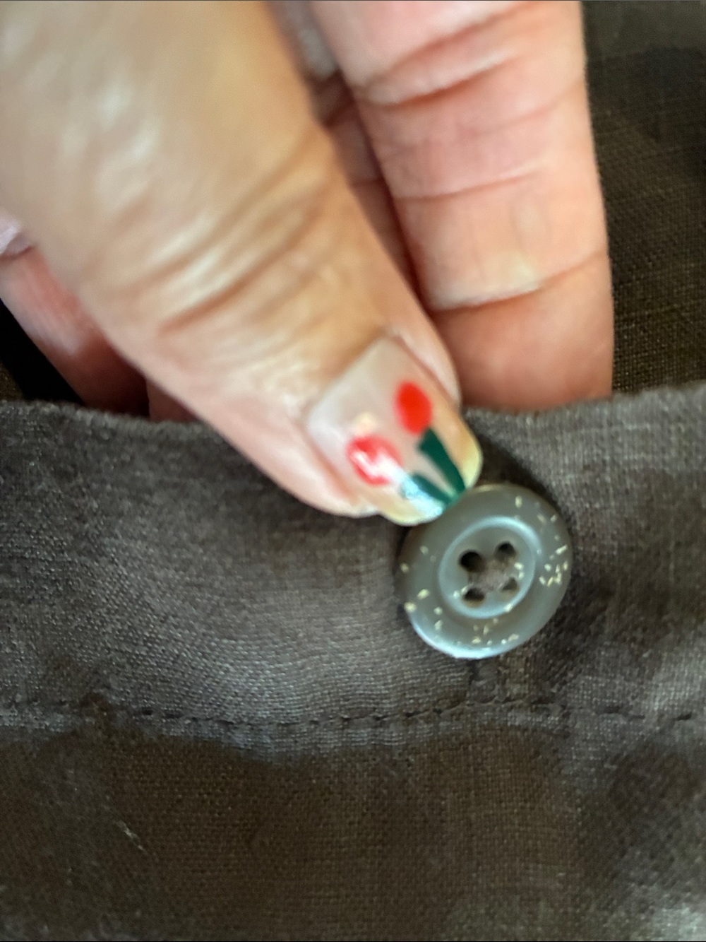 Brown linen pants tall - Picture 12 of 12